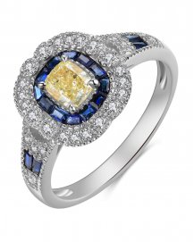 SAPPHIRE DIAMOND RING (TR4160)