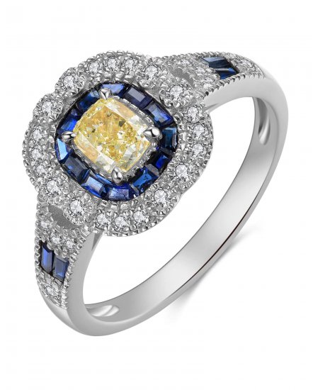 SAPPHIRE DIAMOND RING (TR4160)