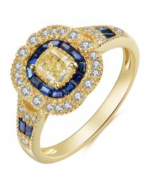 SAPPHIRE DIAMOND RING (TR4160)