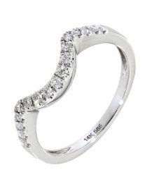 CURVED STYLE DIAMOND BAND (TR416B)