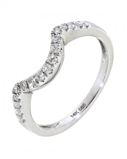 CURVED STYLE DIAMOND BAND (TR416B)