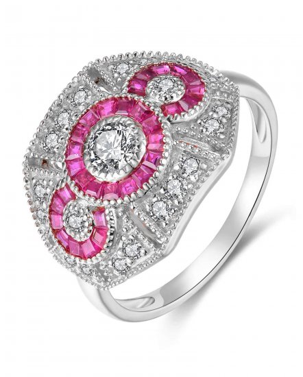 RUBY DIAMOND RING (TR4246)