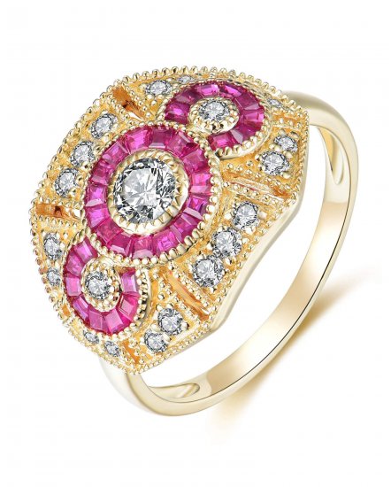 RUBY DIAMOND RING (TR4246)