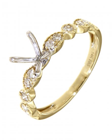 SEMI MOUNT DIAMOND ENGAGEMENT RING (TR4247)