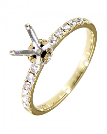 SEMI MOUNT DIAMOND ENGAGEMENT RING (TR4248)