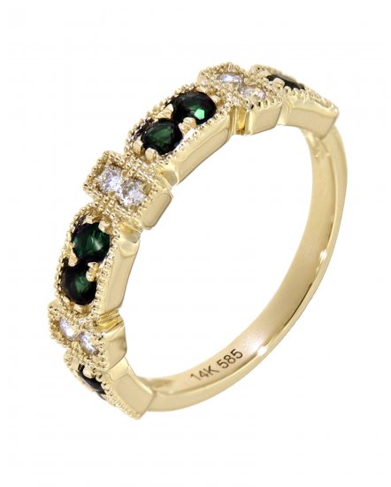 EMERALD DIAMOND BAND (TR4253)