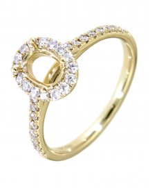 SEMI MOUNT DIAMOND ENGAGEMENT RING (TR4277)