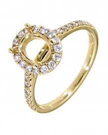 SEMI MOUNT DIAMOND ENGAGEMENT RING (TR4278)