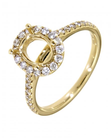 SEMI MOUNT DIAMOND ENGAGEMENT RING (TR4278)