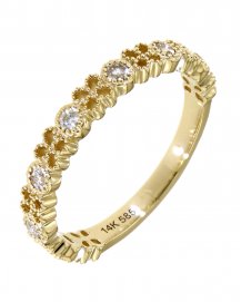 FLORAL STYLE DIAMOND BAND (TR4337)
