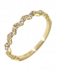 WAVY STYLE DIAMOND BAND (TR4339)