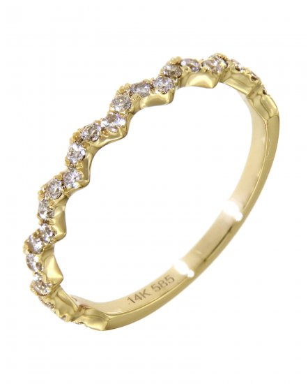 WAVY STYLE DIAMOND BAND (TR4339)