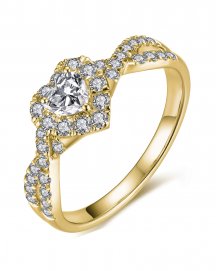 HEART SHAPE DIAMOND ENGAGEMENT RING (TR4552)