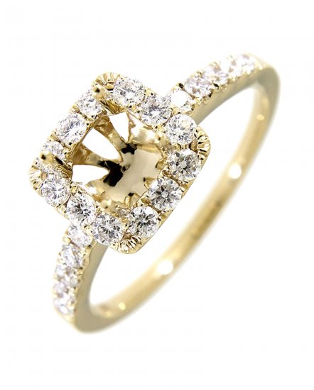 SEMI MOUNT DIAMOND ENGAGEMENT RING (TR489A)