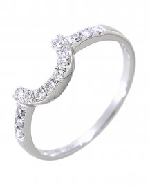 CURVED STYLE DIAMOND BAND (TR493B)