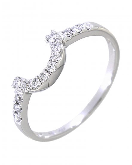 CURVED STYLE DIAMOND BAND (TR493B)