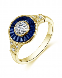 SAPPHIRE DIAMOND RING (TR5010)
