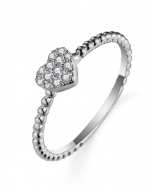HEART SHAPE DIAMOND RING (TR5470)