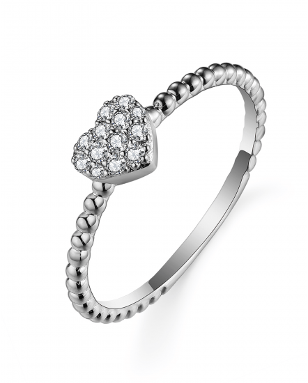 HEART SHAPE DIAMOND RING (TR5470)