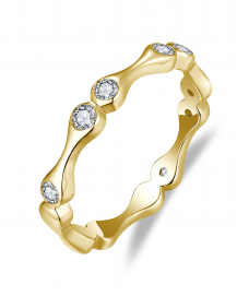 WAVY STYLE DIAMOND BAND (TR5803)