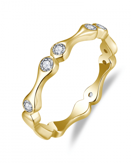 WAVY STYLE DIAMOND BAND (TR5803)
