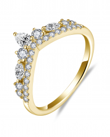 CURVED STYLE DIAMOND BAND (TR5836)