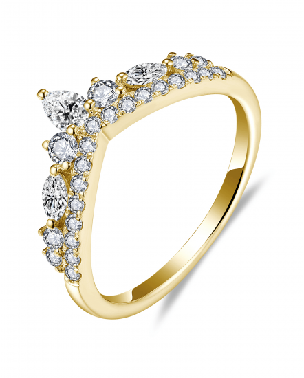 CURVED STYLE DIAMOND BAND (TR5836)