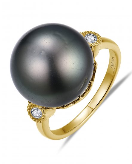 PEARL DIAMOND RING (TR6172)