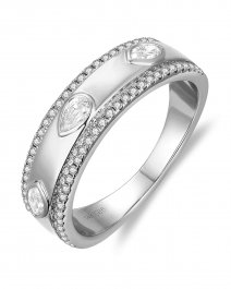 PEAR DIAMOND BAND (TR6475)