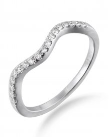 CURVED STYLE DIAMOND BAND (TR672B)