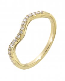 CURVED STYLE DIAMOND BAND (TR672B)