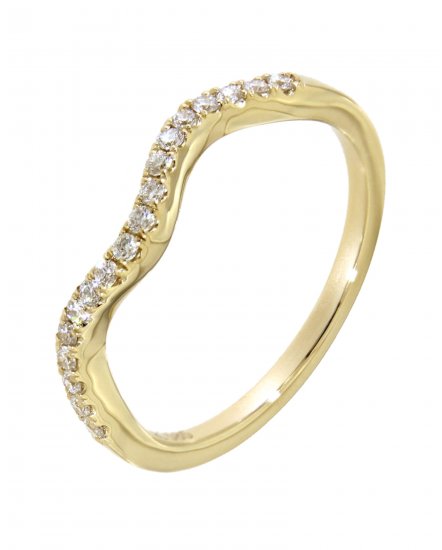 CURVED STYLE DIAMOND BAND (TR672B)