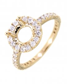 SEMI MOUNT DIAMOND ENGAGEMENT RING (TR691A)