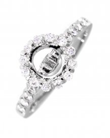 SEMI MOUNT DIAMOND ENGAGEMENT RING (TR722)