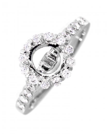 SEMI MOUNT DIAMOND ENGAGEMENT RING (TR722)