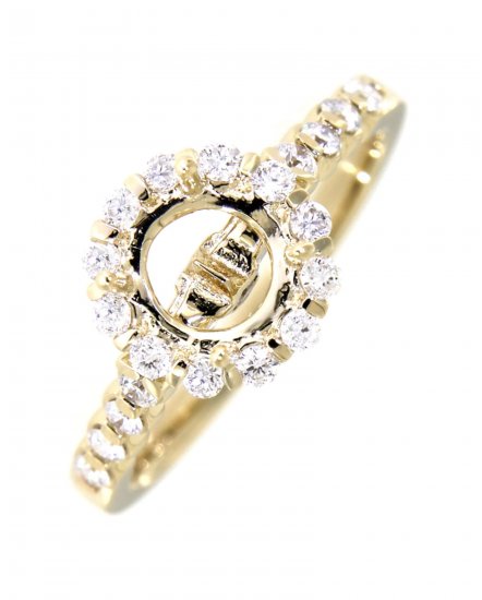 SEMI MOUNT DIAMOND ENGAGEMENT RING (TR722)