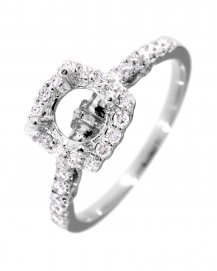 SEMI MOUNT DIAMOND ENGAGEMENT RING (TR724)