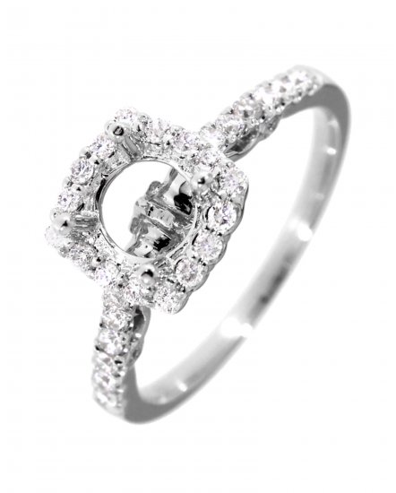 SEMI MOUNT DIAMOND ENGAGEMENT RING (TR724)