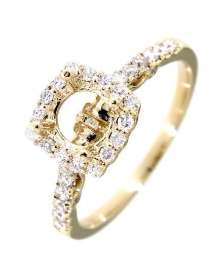 SEMI MOUNT DIAMOND ENGAGEMENT RING (TR724)