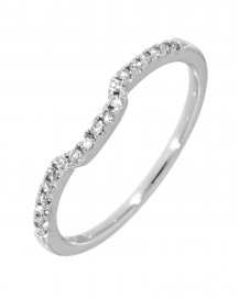 CURVED STYLE DIAMOND BAND (TR737B)