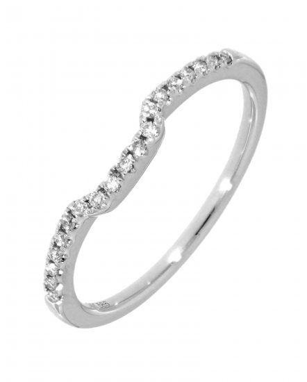 CURVED STYLE DIAMOND BAND (TR737B)