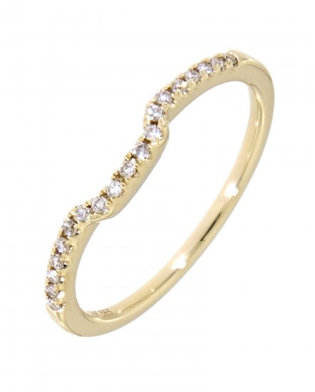 CURVED STYLE DIAMOND BAND (TR737B)