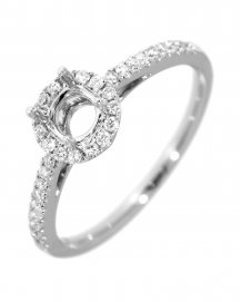 SEMI MOUNT DIAMOND ENGAGEMENT RING (TR820)