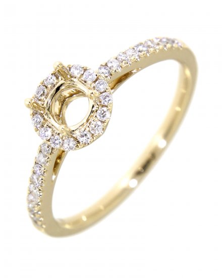 SEMI MOUNT DIAMOND ENGAGEMENT RING (TR820)