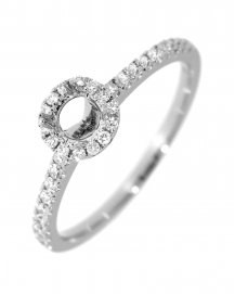 SEMI MOUNT DIAMOND ENGAGEMENT RING (TR828)