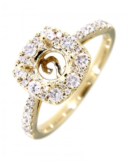 SEMI MOUNT DIAMOND ENGAGEMENT RING (TR876)