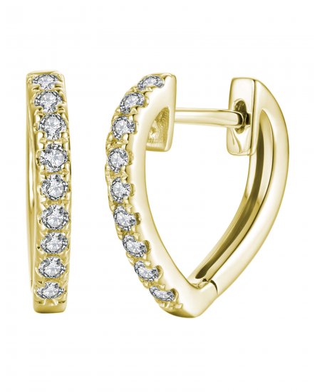 HEART STYLE DIAMOND HUGGIES (VE254B)