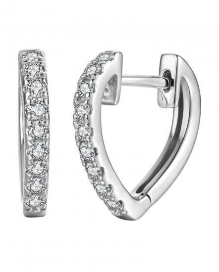 HEART STYLE DIAMOND HUGGIES (VE254B)