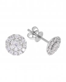 ROUND CLUSTER DIAMOND STUDS (VE262)