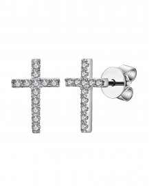 CROSS DIAMOND STUDS (VE421)